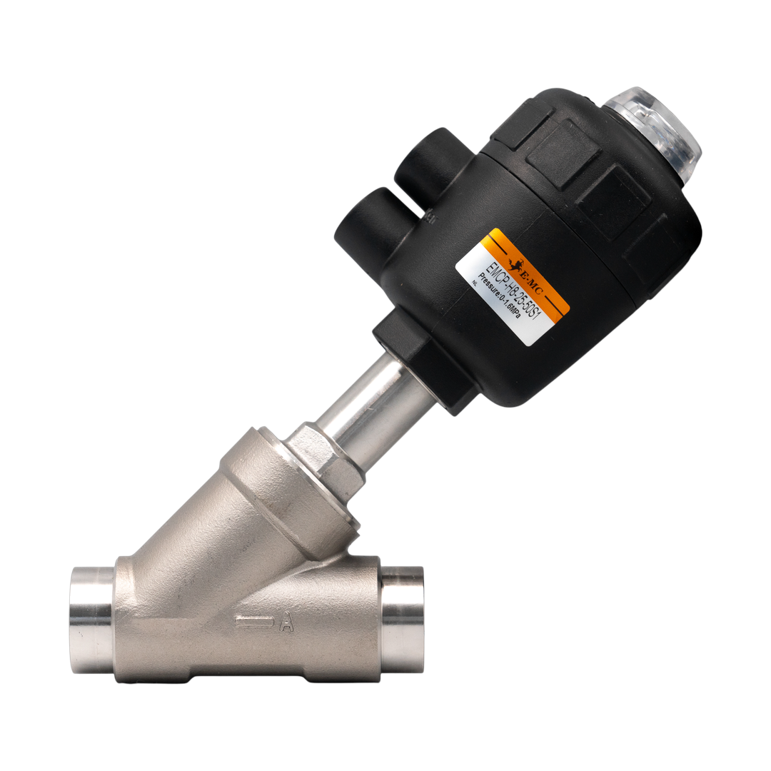 Угловой клапан с пневмоуправлением EMCP-H8-15-50S1