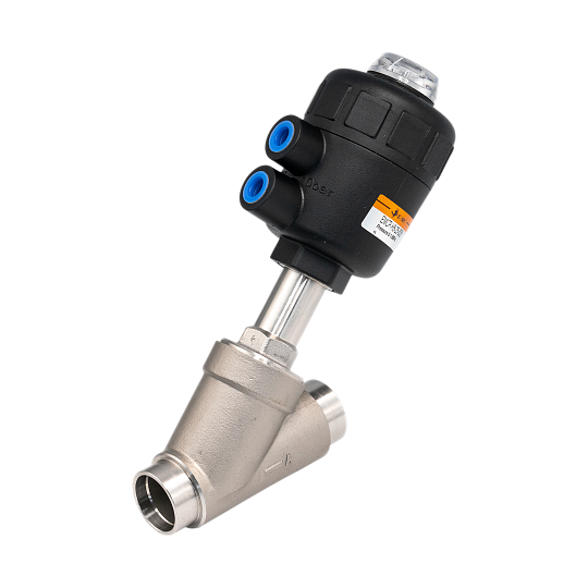 Угловой клапан с пневмоуправлением EMCP-H8-25-63S1