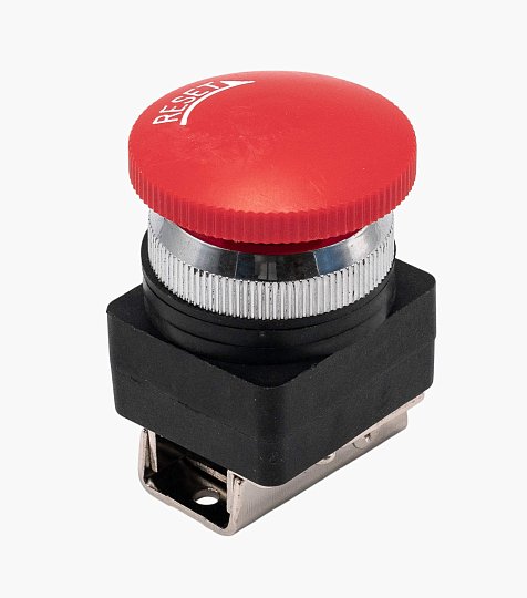 Кнопка грибовидная с фиксацией (красная) EB-R