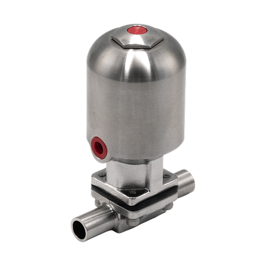 Клапан диафрагмовый VZDCF-10-CC-S-S-PE