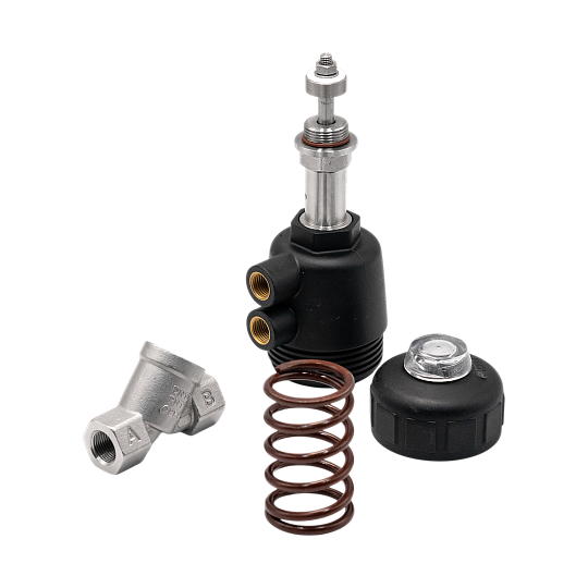 Ремкомплект для углового клапана с пневмоуправлением EMCP-15-50-XLB (FKM+PTFE)